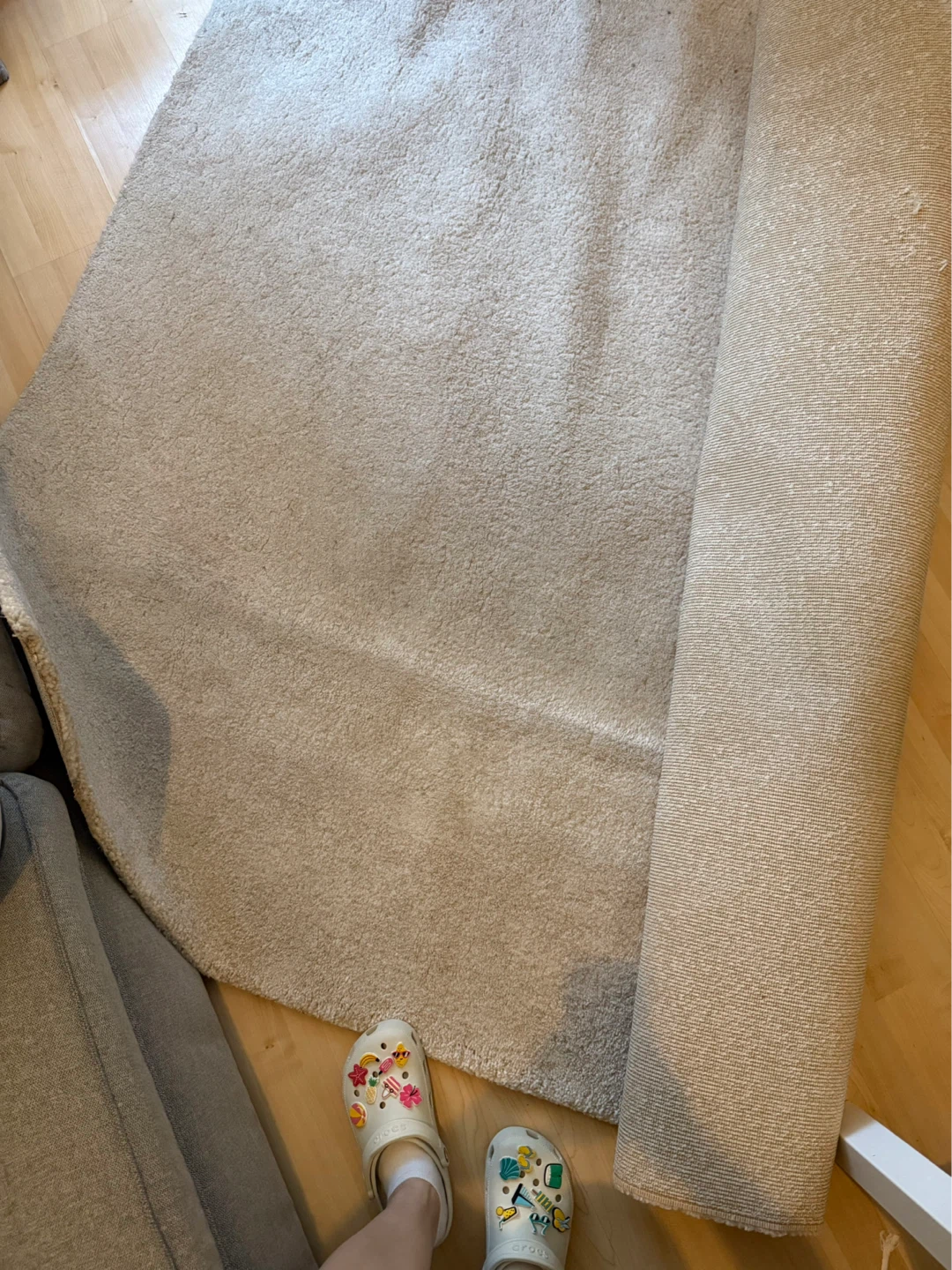 IKEA STOENSE Rug, Low Pile, Off-White, 170x240 cm - photo 2
