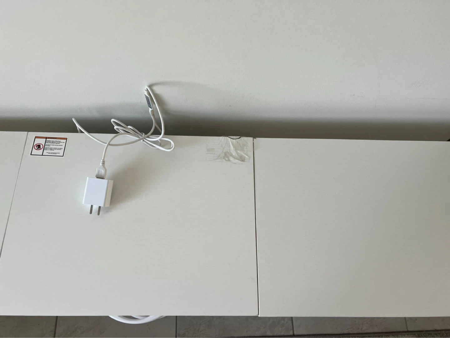 White Console Table with 2 Drawers and Shelves - photo 4