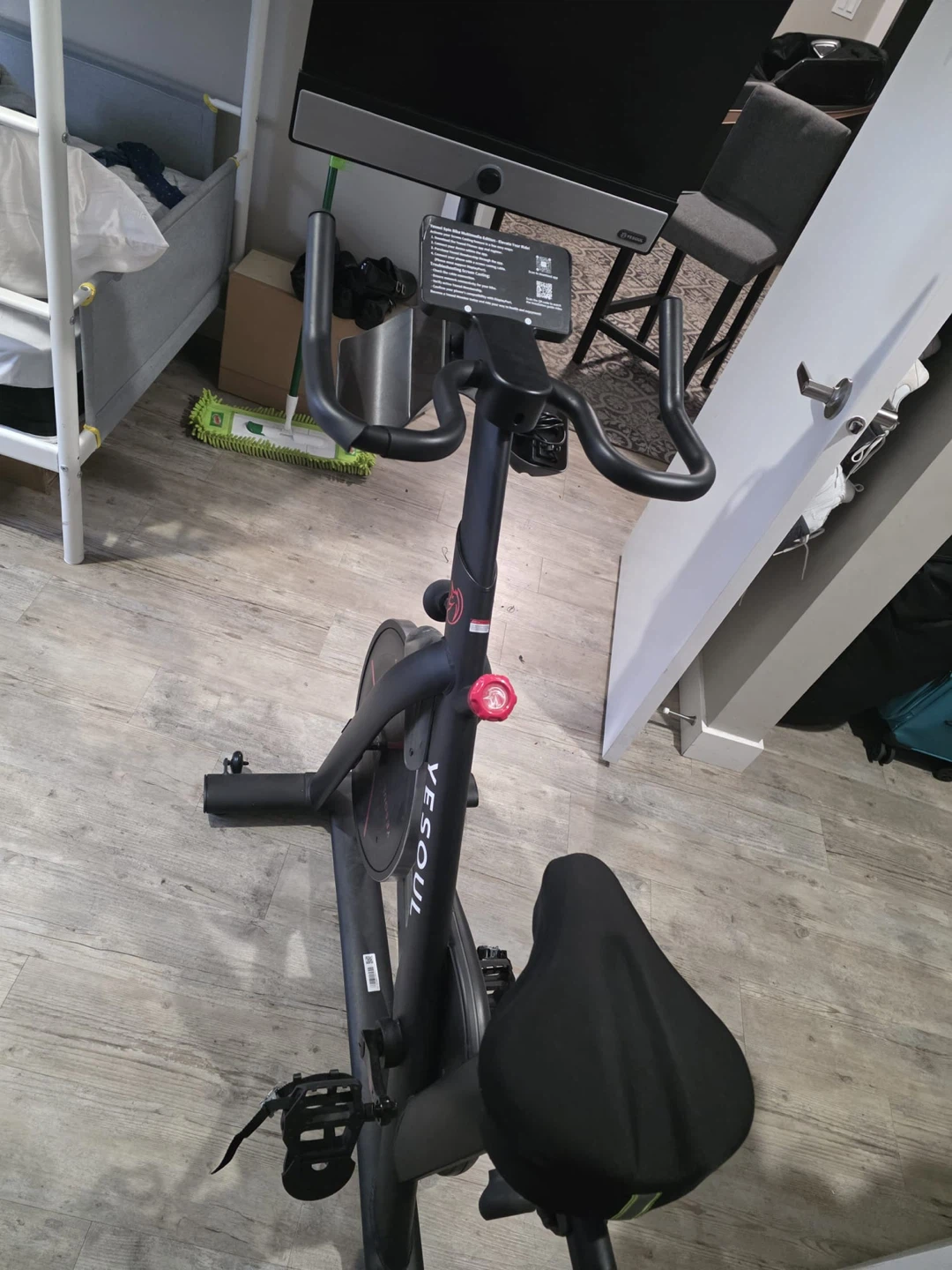 YESOUL Stationary Exercise Bike with Screen
