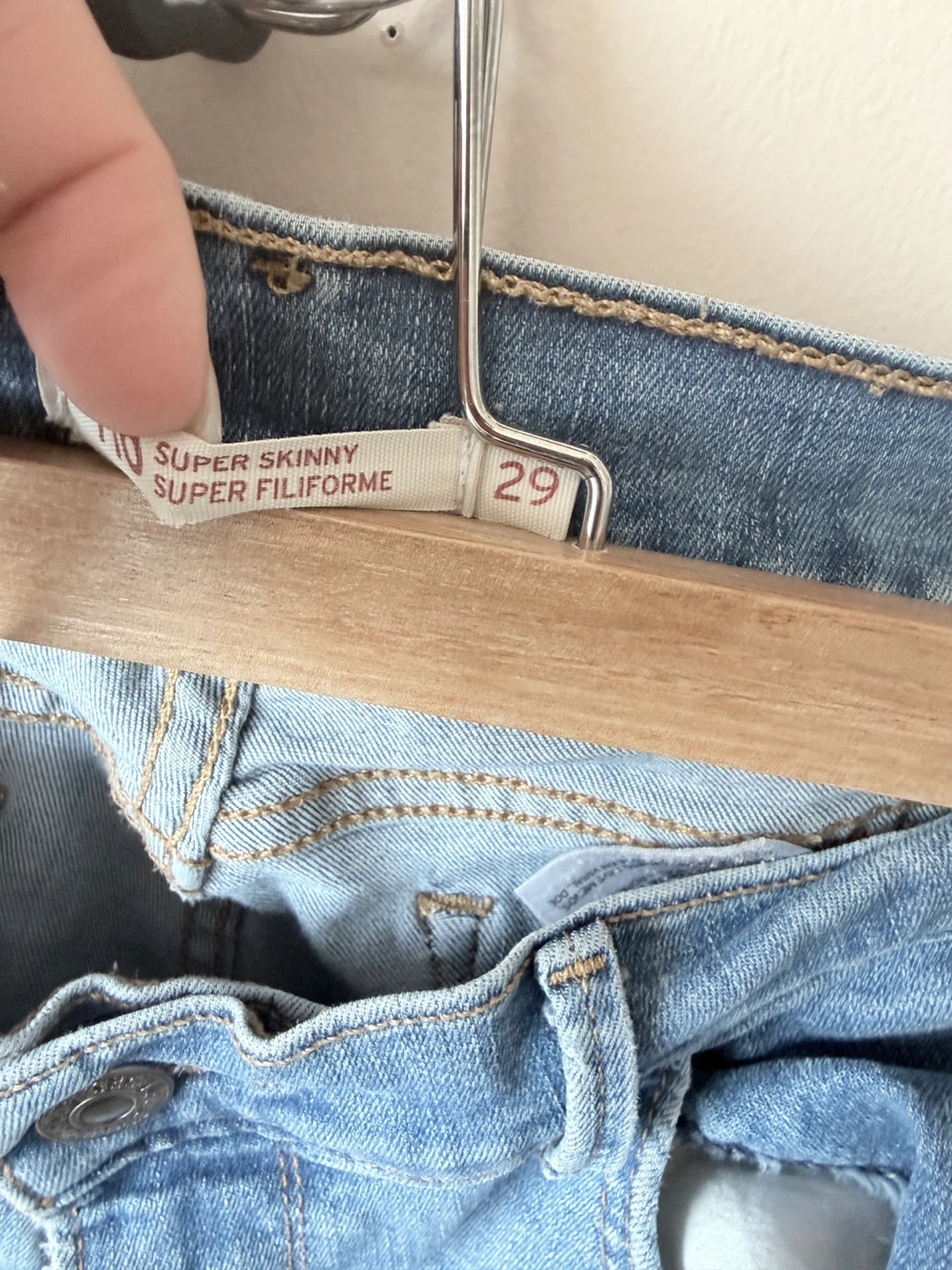 🌱 Levi's 710 Super Skinny Jeans Size 29 - photo 4