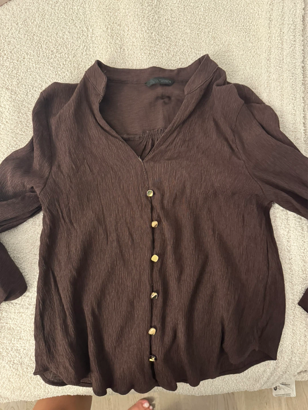 ZARA Brown work top
