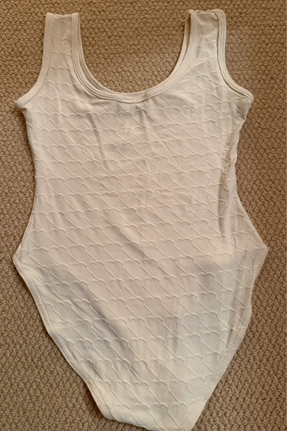 Off-white textured bodysuit - photo 2