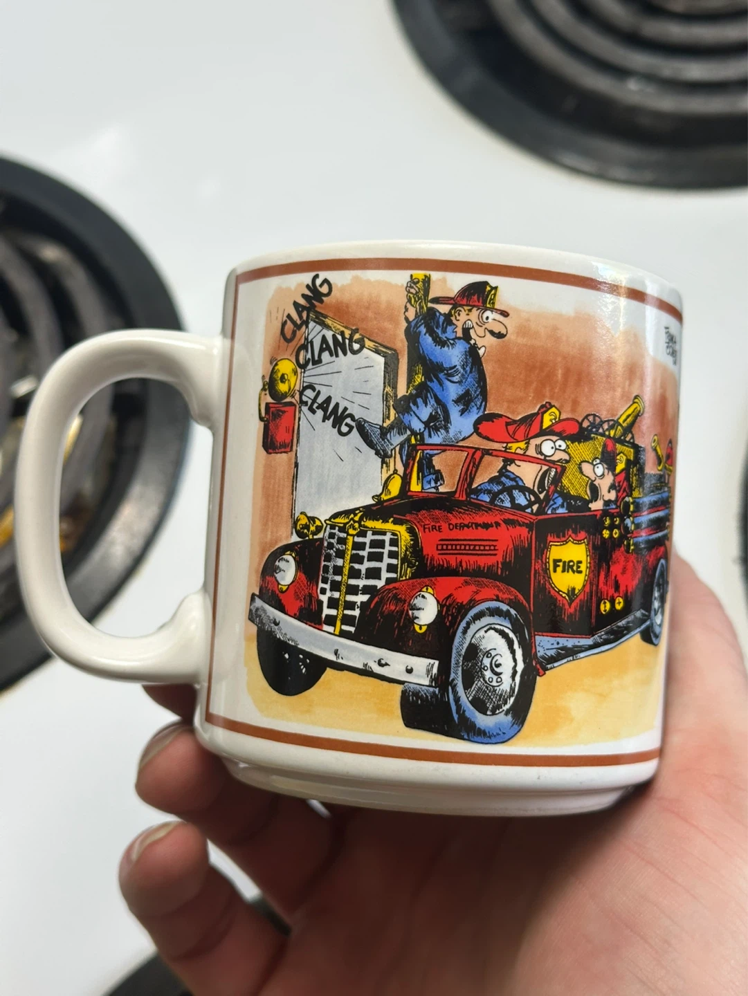 parody graphics humour with bite mug firemen - photo 4