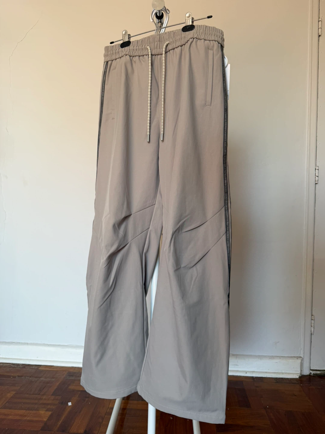Men's Beige Track Pants - photo 2