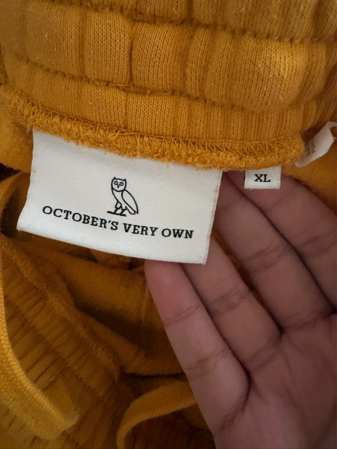 October's Very Own OVO Sweatpants XL Yellow - photo 2