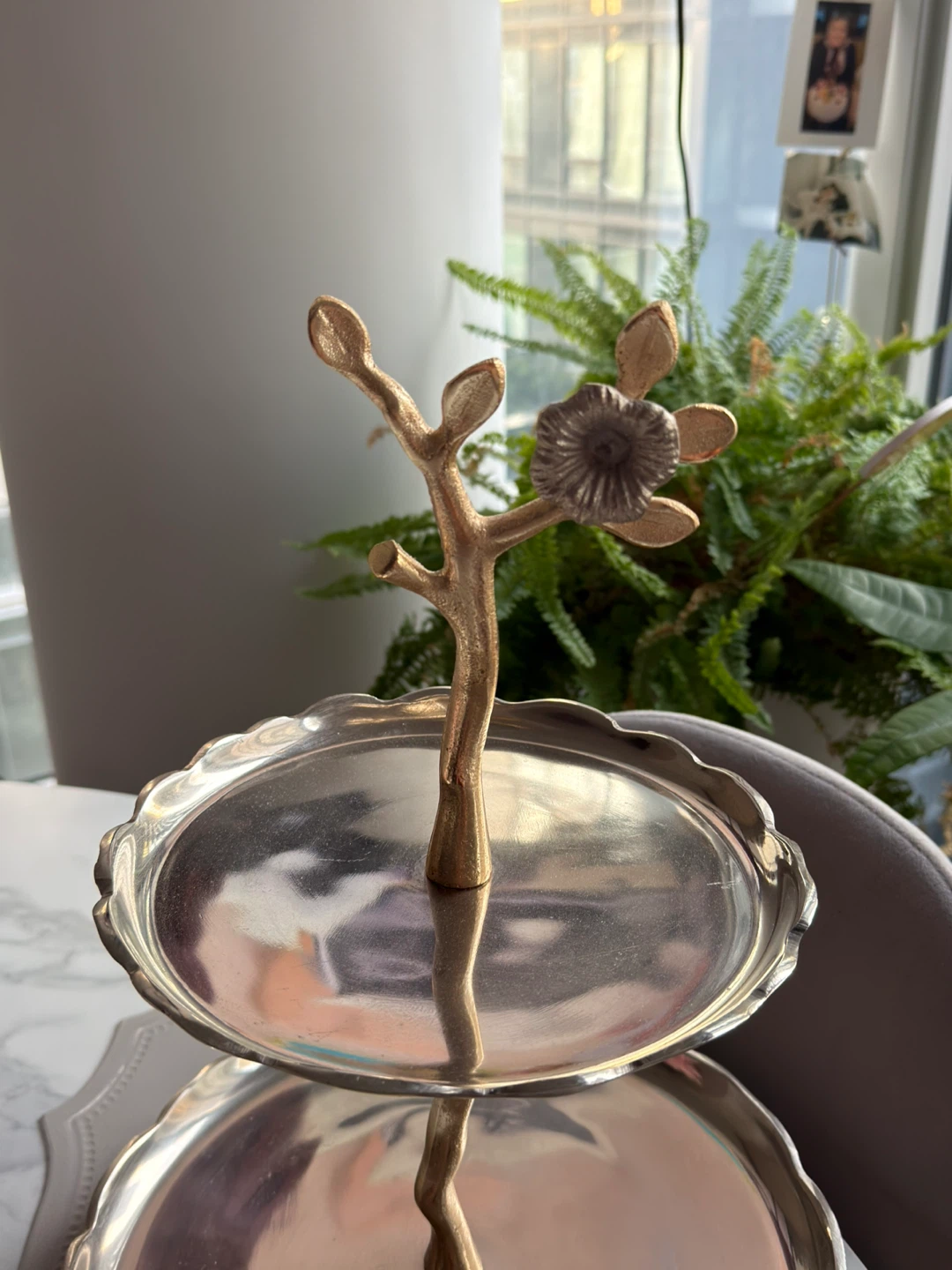 Two-Tier Decorative Serving Stand - photo 2