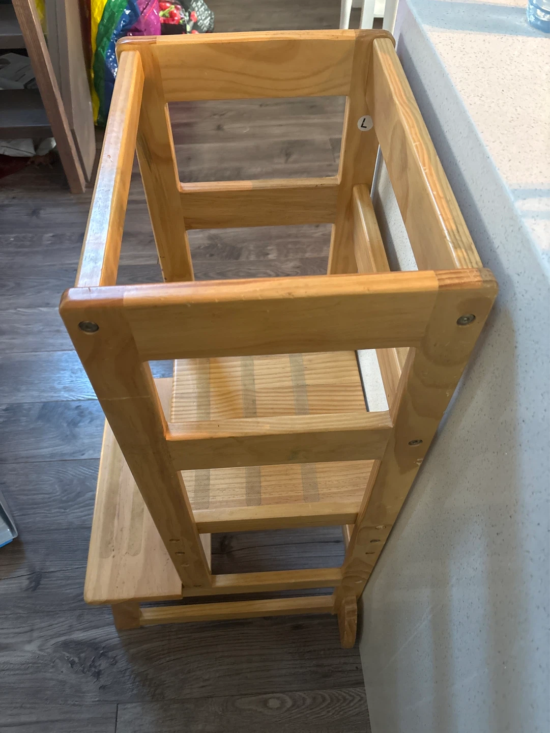Wooden Kitchen Helper Step Stool - photo 2