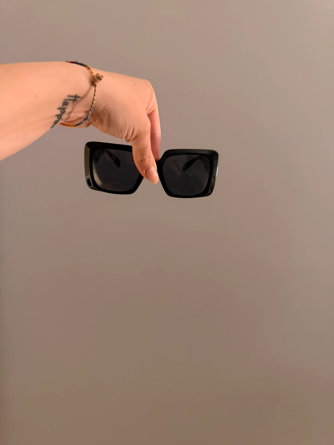 Versace Black Square Sunglasses with Medusa Detail - photo 2