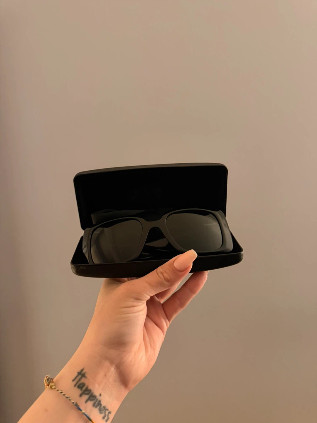 Versace Black Square Sunglasses with Medusa Detail - photo 3