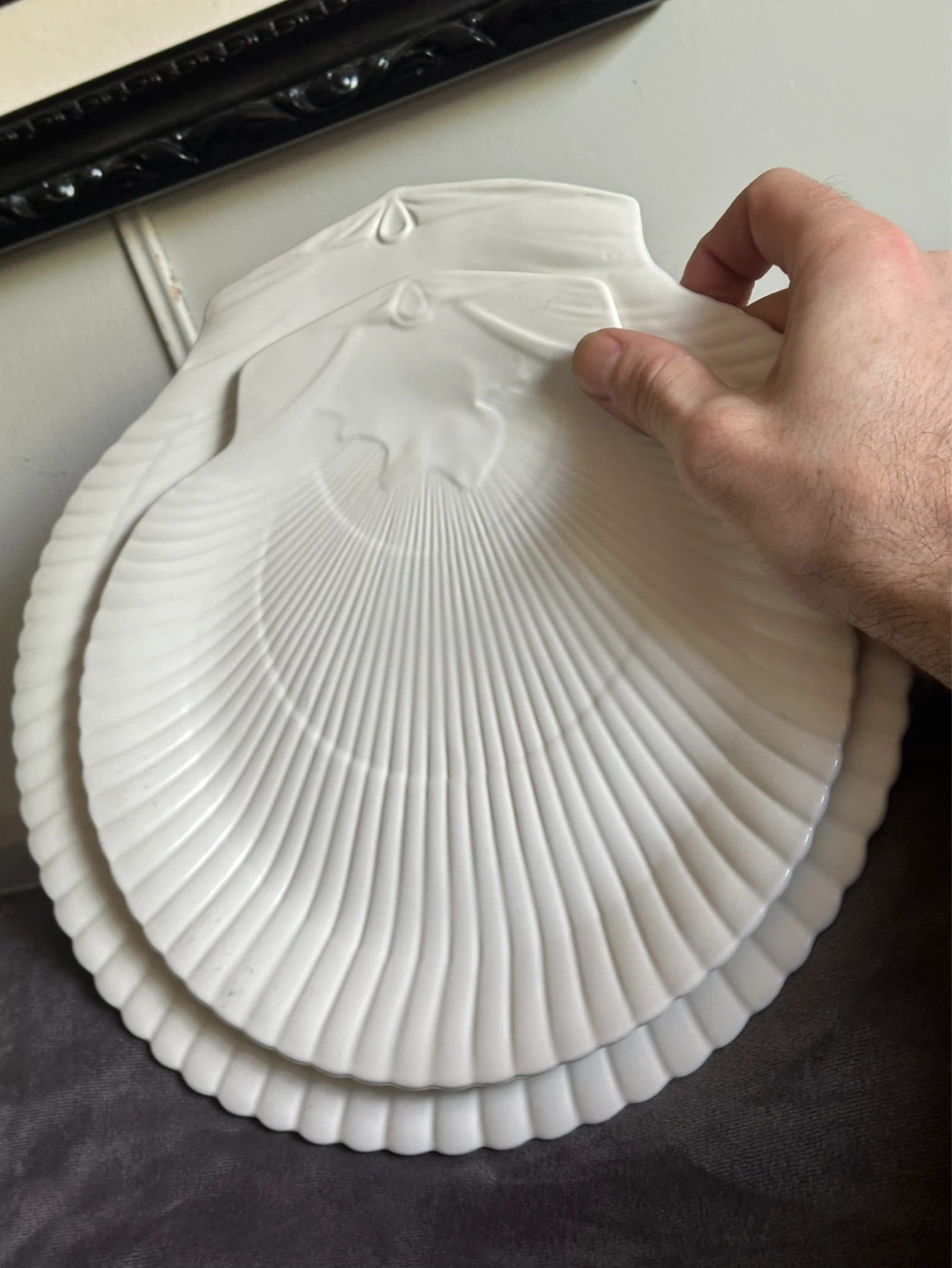 NAUTILUS Shell Shape WEDGWOOD  ETRURIA BARLASTON Serving Dishes