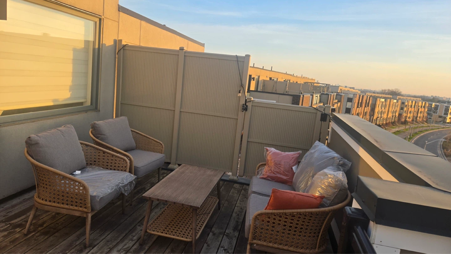 Sold)Metal Wicker style Patio Furniture Set with Sofa and Chairs - photo 2