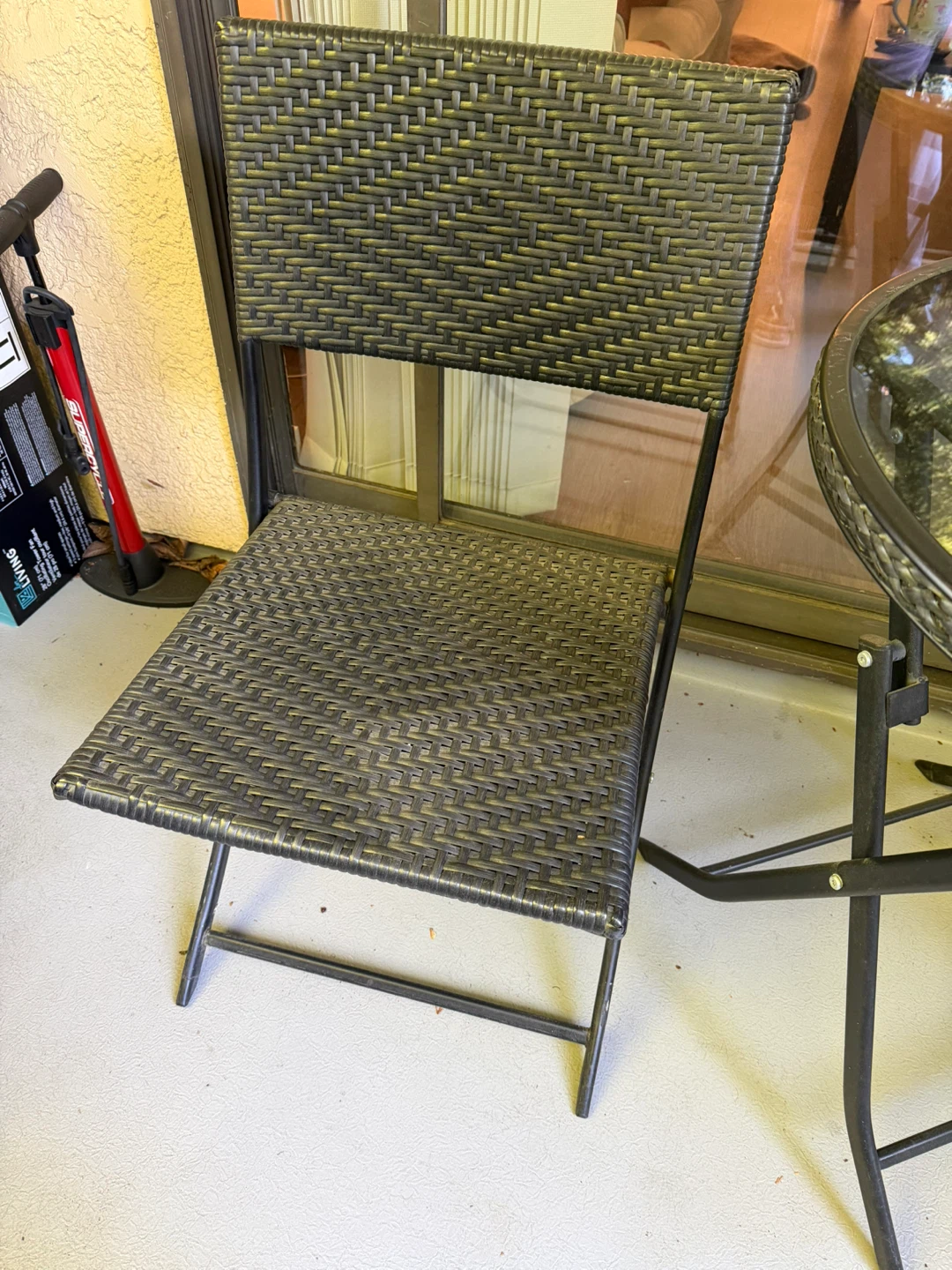 Glass Top Bistro Set - 1 Table & 2 Chairs - photo 2