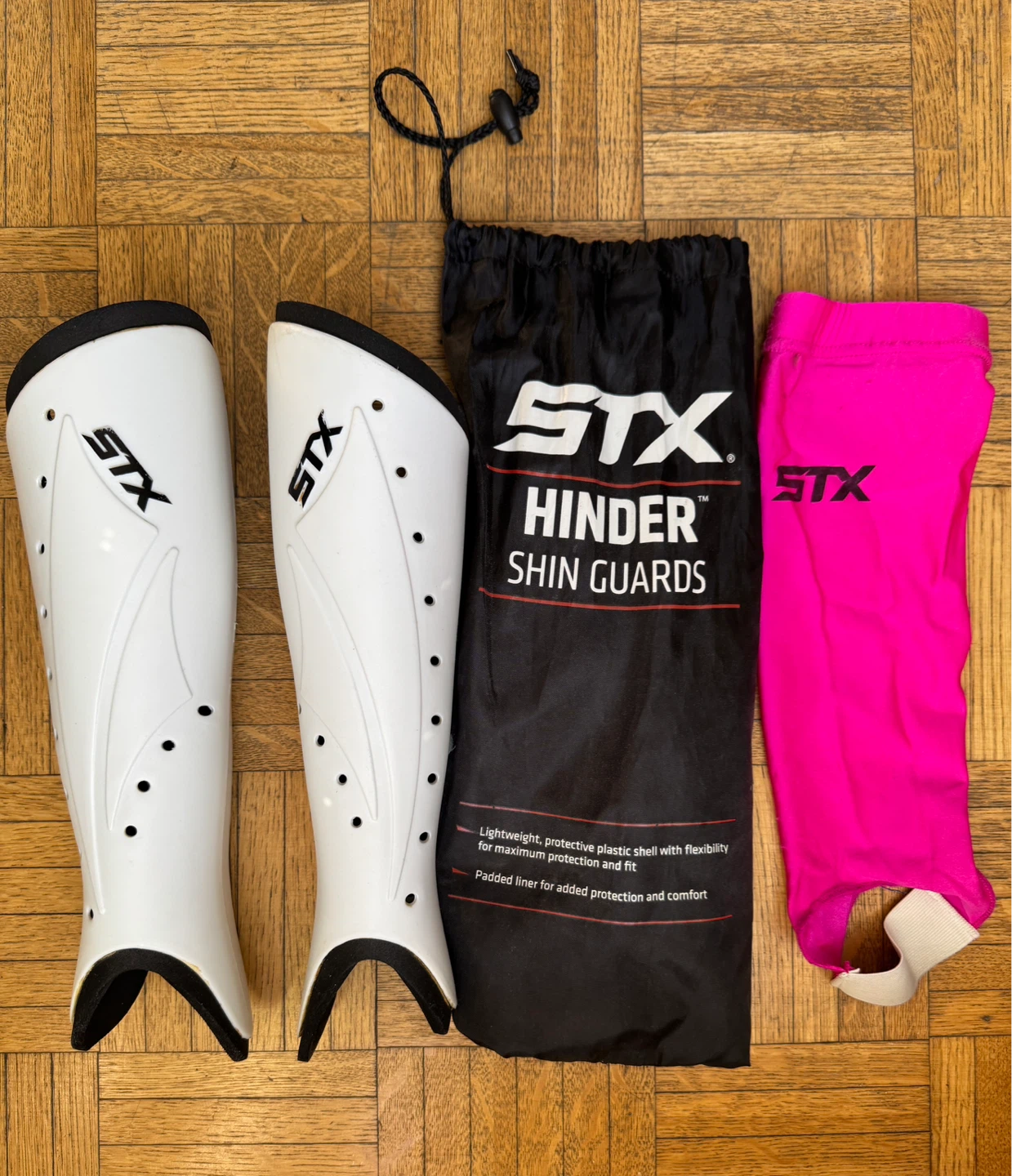 STX Hinder Field Hockey Shin Guards + Sleeve
