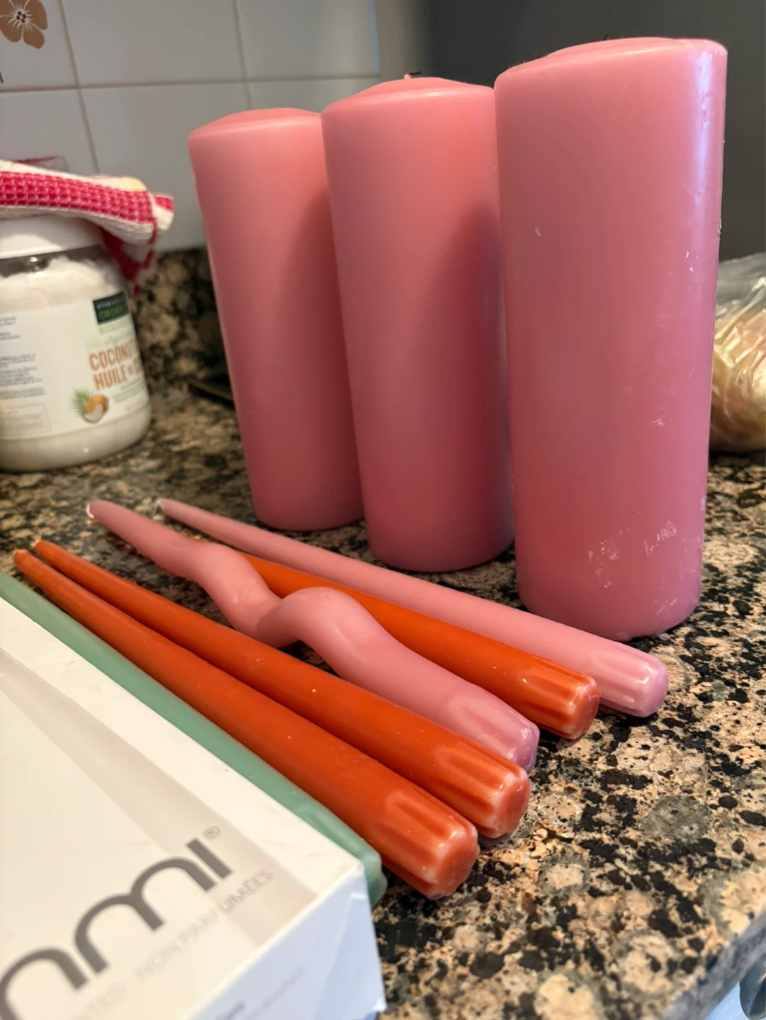 Yummi Unscented Taper and Pillar Candles Bundle - photo 2
