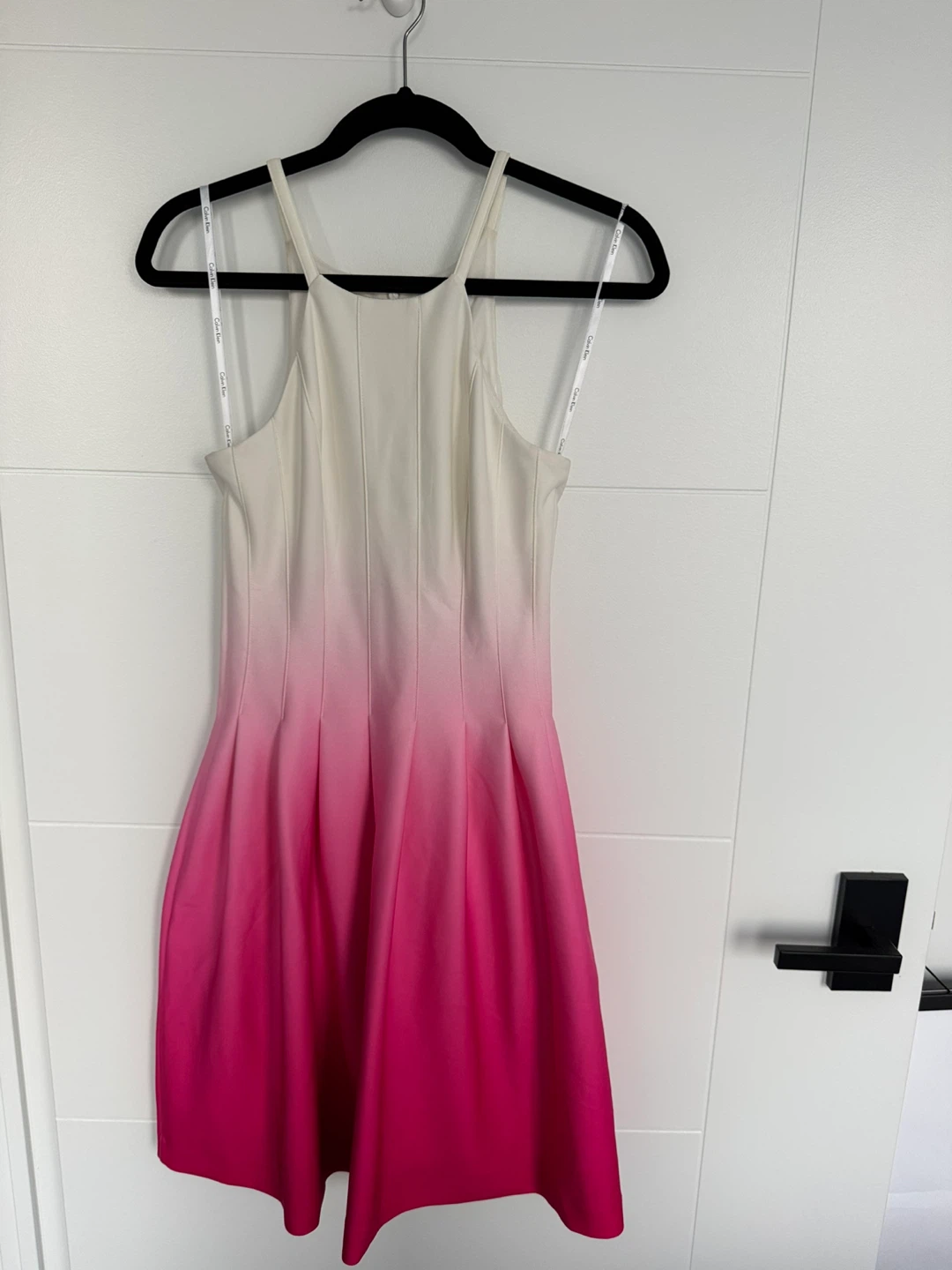 Calvin Klein Ombre Fit & Flare Dress