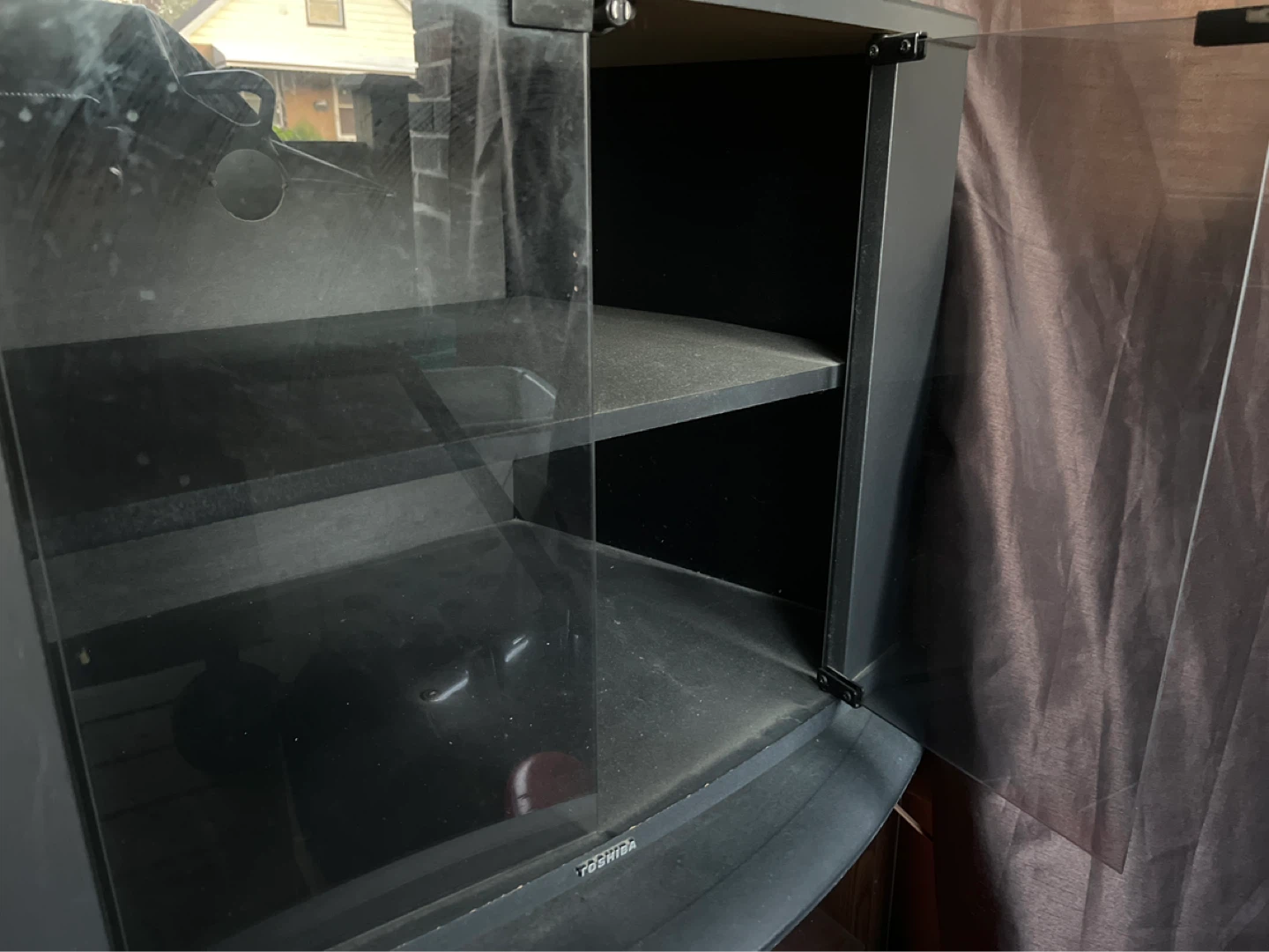 Toshiba TV Stand with Glass Doors - photo 5