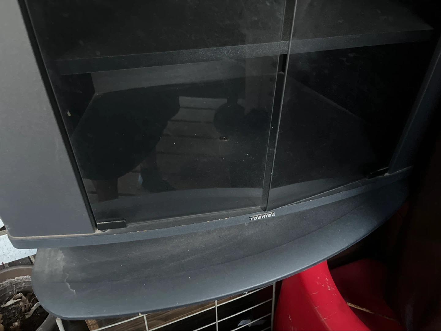 Toshiba TV Stand with Glass Doors - photo 4