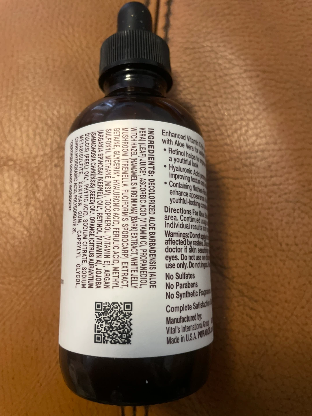 pura d'or 20% Vitamin C Serum for Skin - 4 fl oz (118 mL) - photo 2