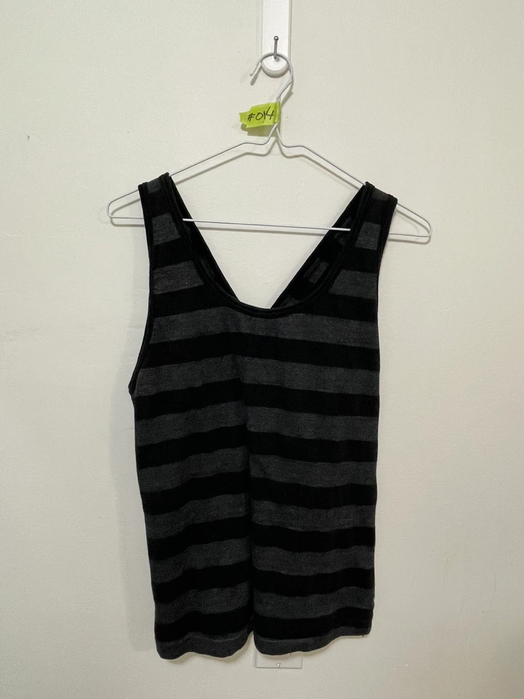 Black Striped Tank Top