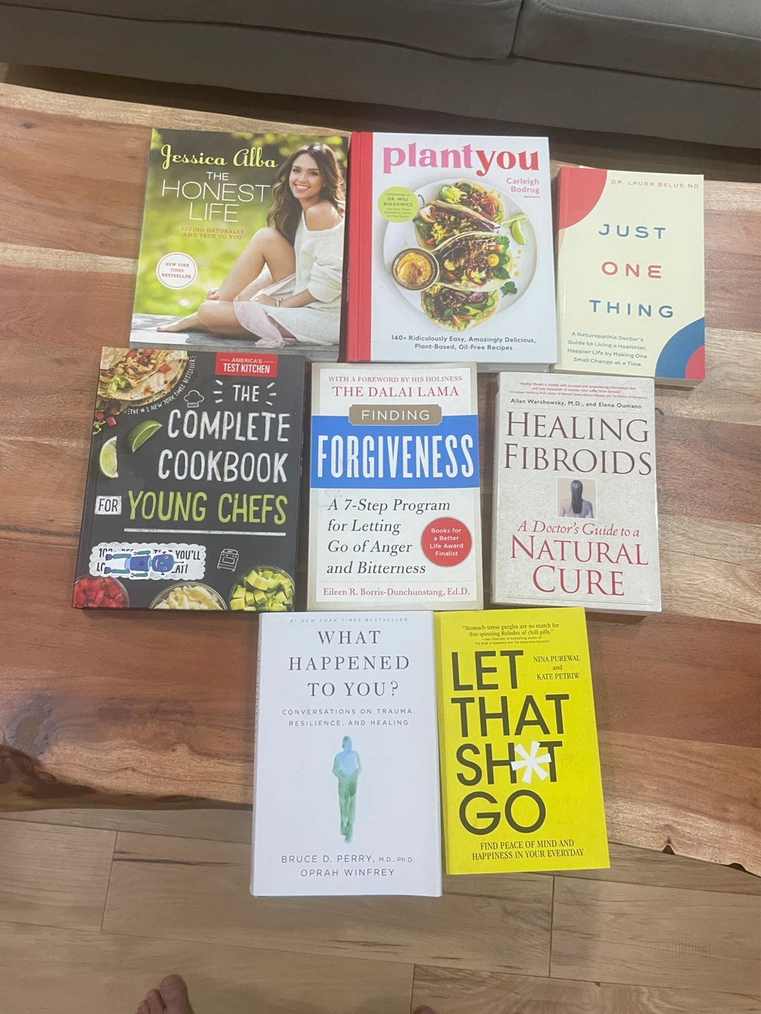 Bundle of 7 Books: Wellness, Cooking, and Self-Help