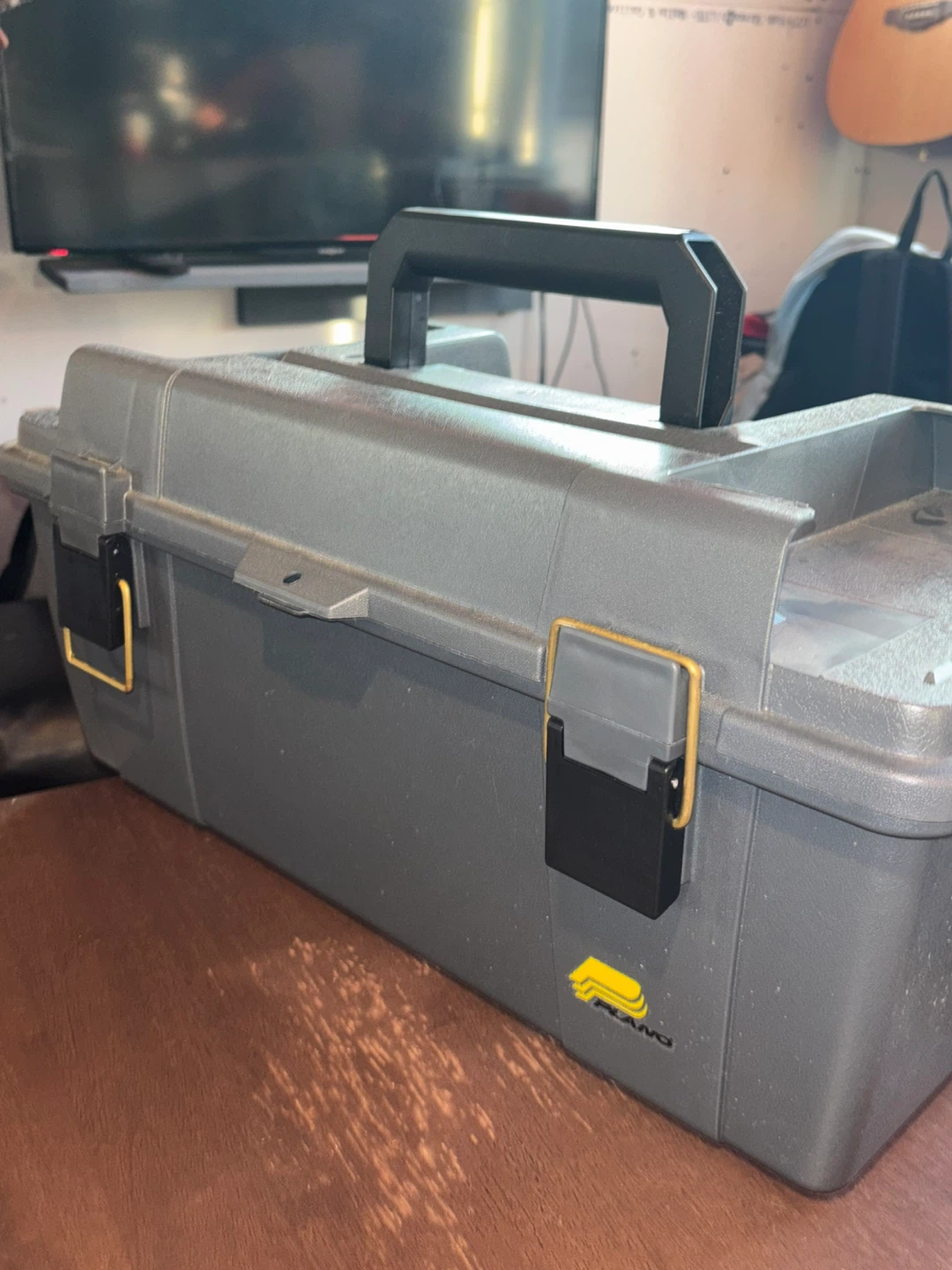 Plano Gray Plastic Toolbox
