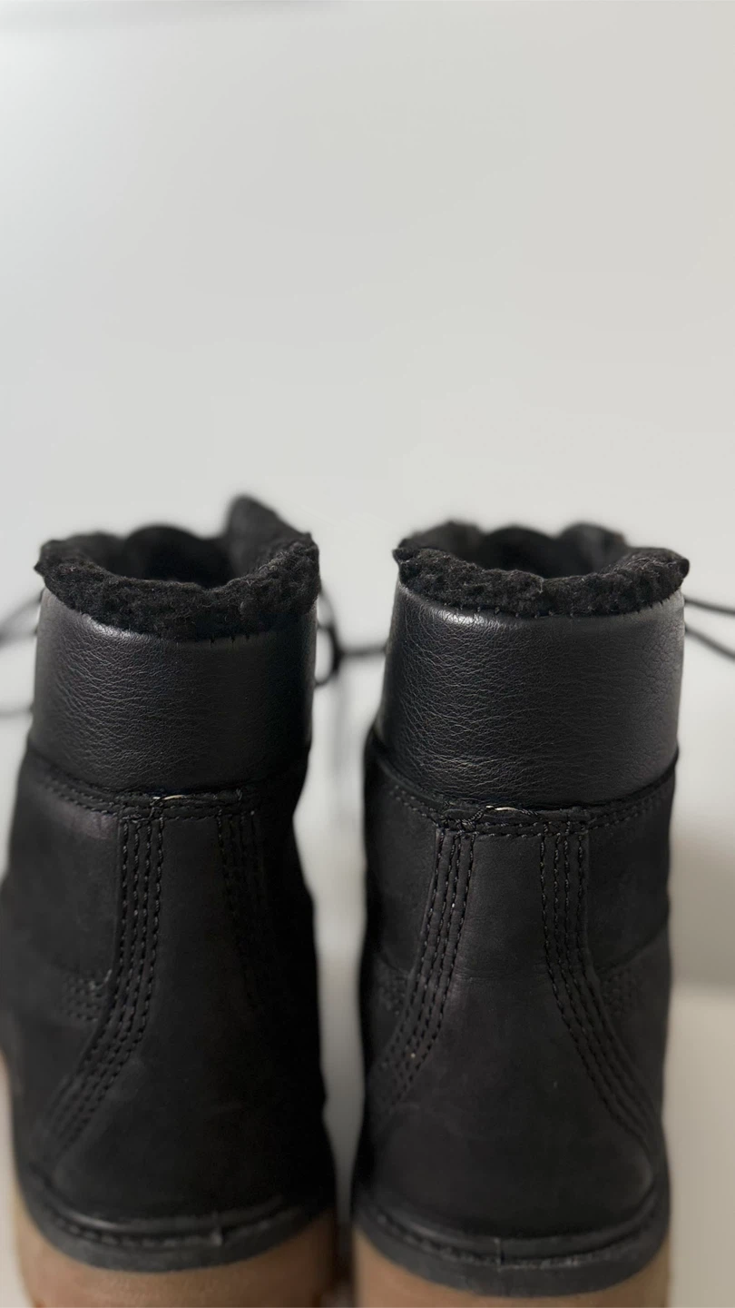 Timberland Black Lace-Up Boots - Size 36 Womens - photo 3