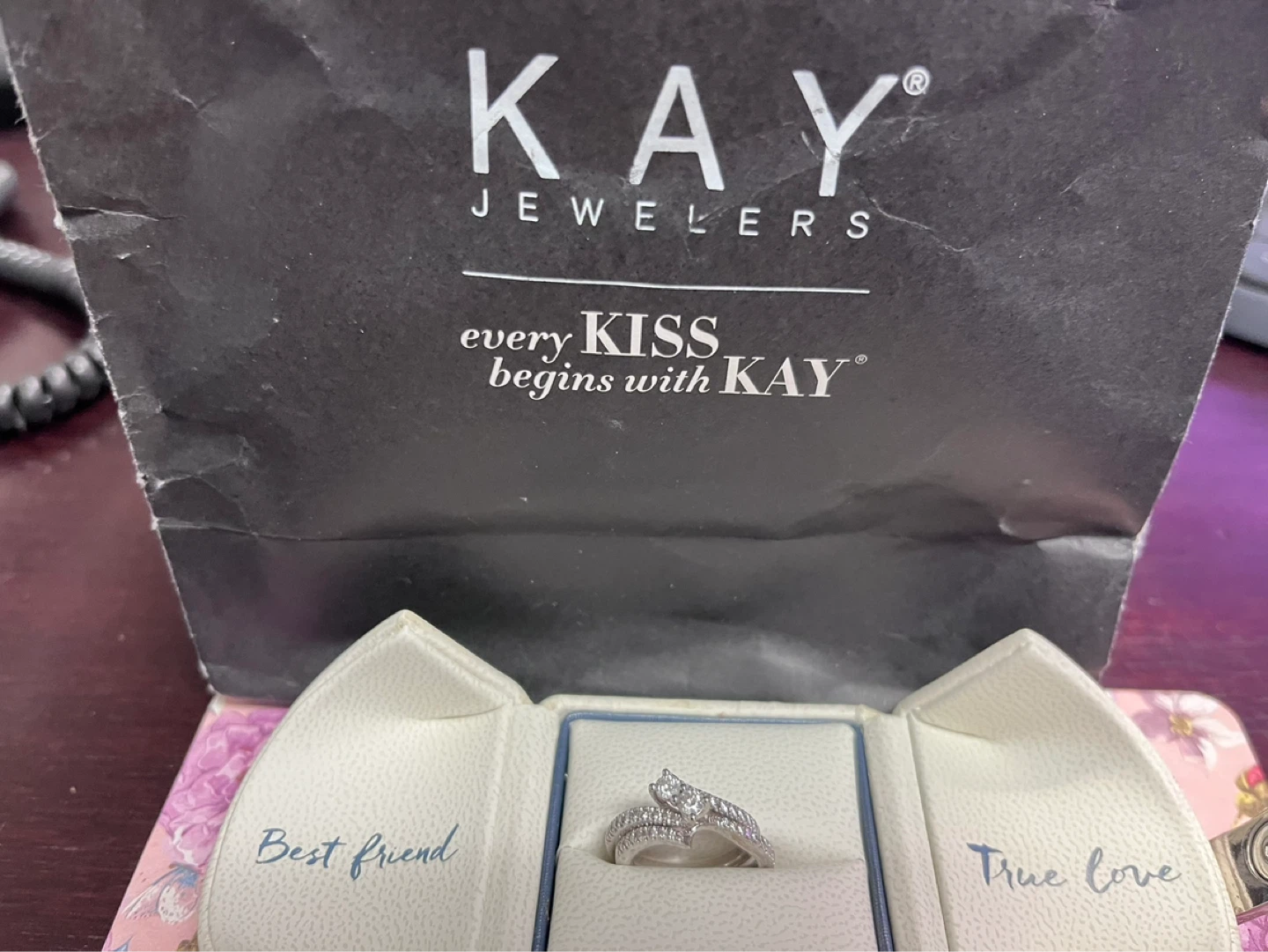Kay Jewelers Diamond Engagement Ring Set - photo 4
