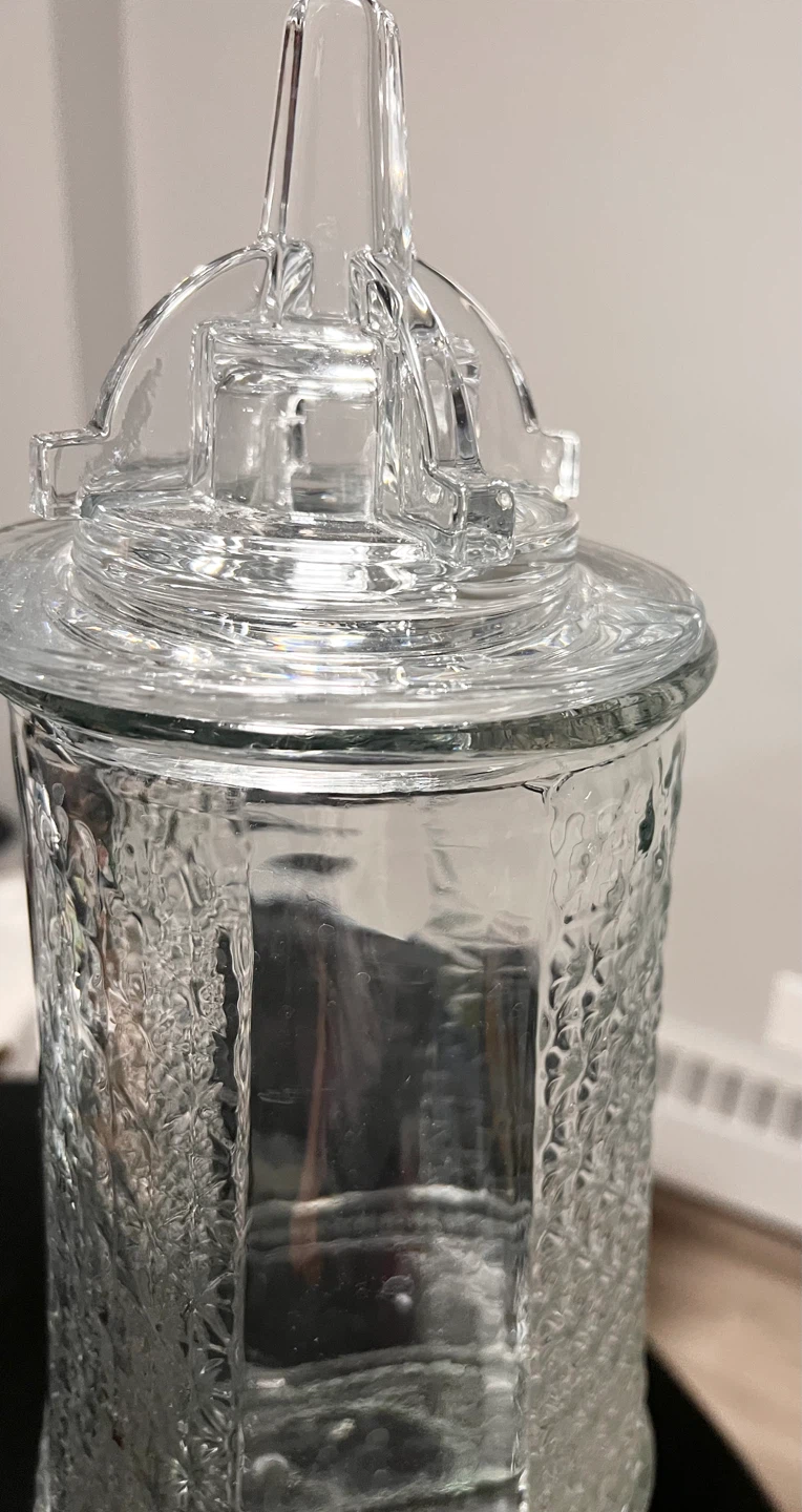 Glass Drink Dispenser with Stand – Like New - photo 3