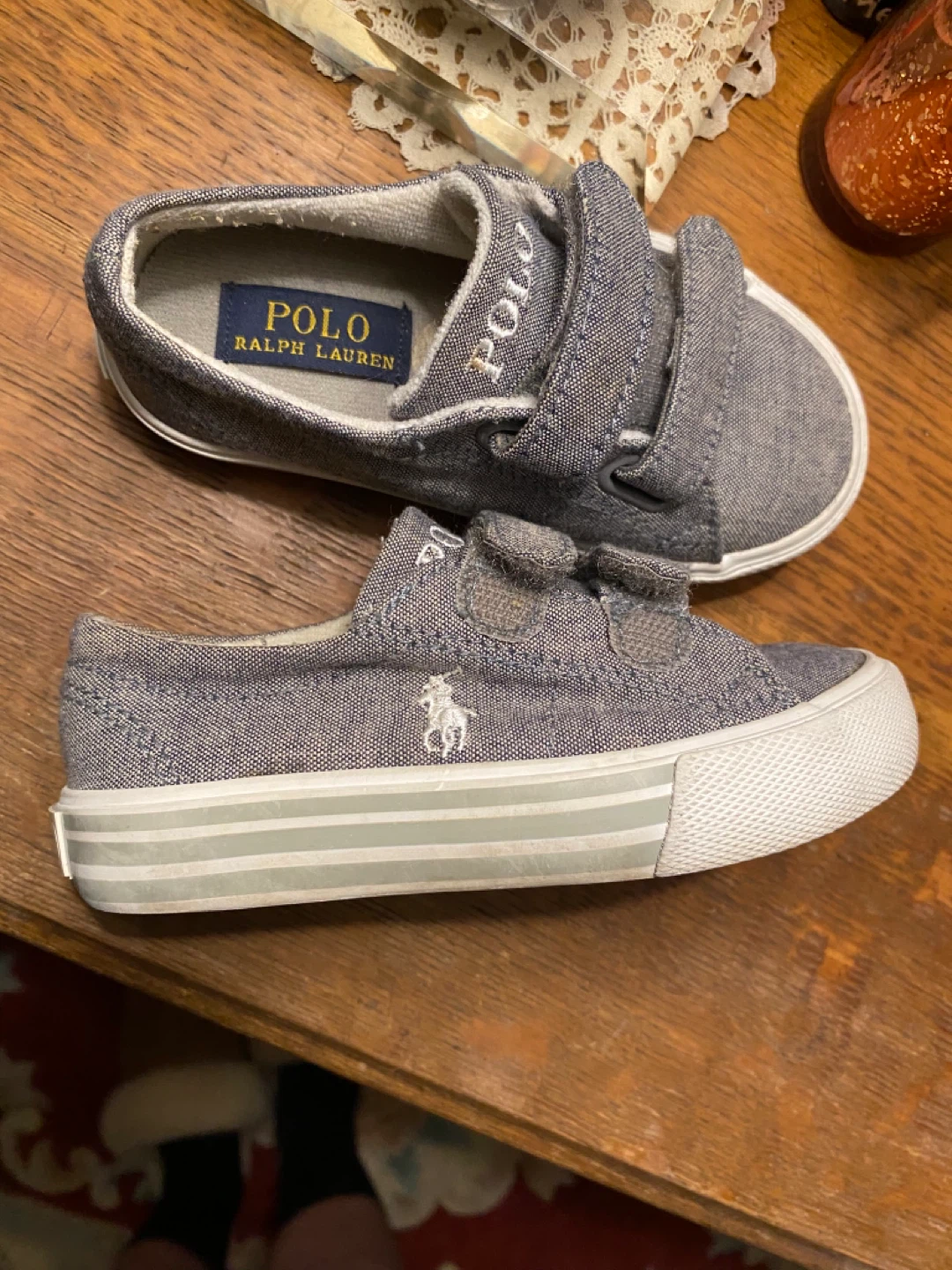 Two pairs read ad! Polo Ralph Lauren Toddler Shoes - photo 5