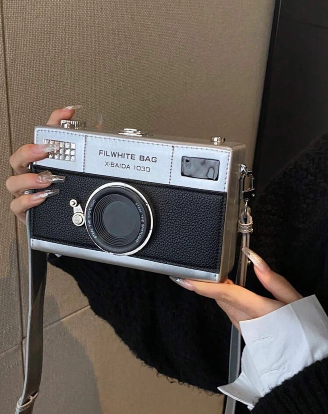 FILWHITE BAG Camera Style Crossbody Bag
