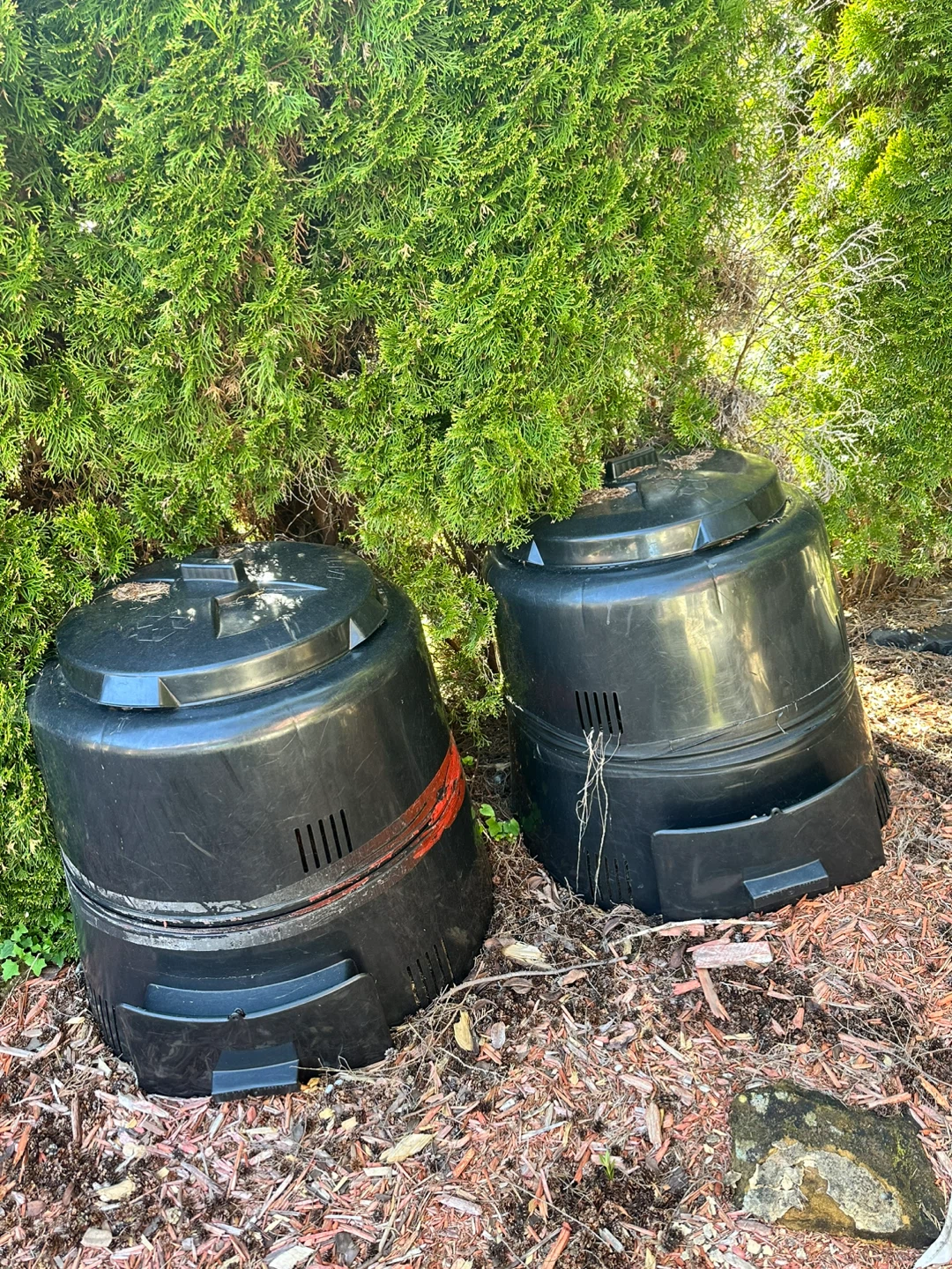 Black Compost Bins (2)🌱🌱🌱