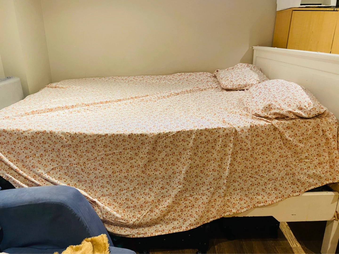 White Bed Frame Queensize