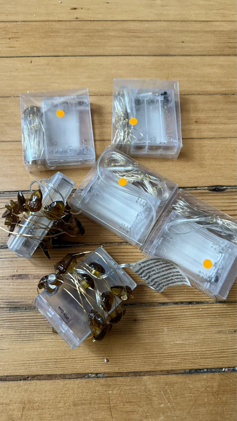 6 Battery Operated Fairy Lights Sets