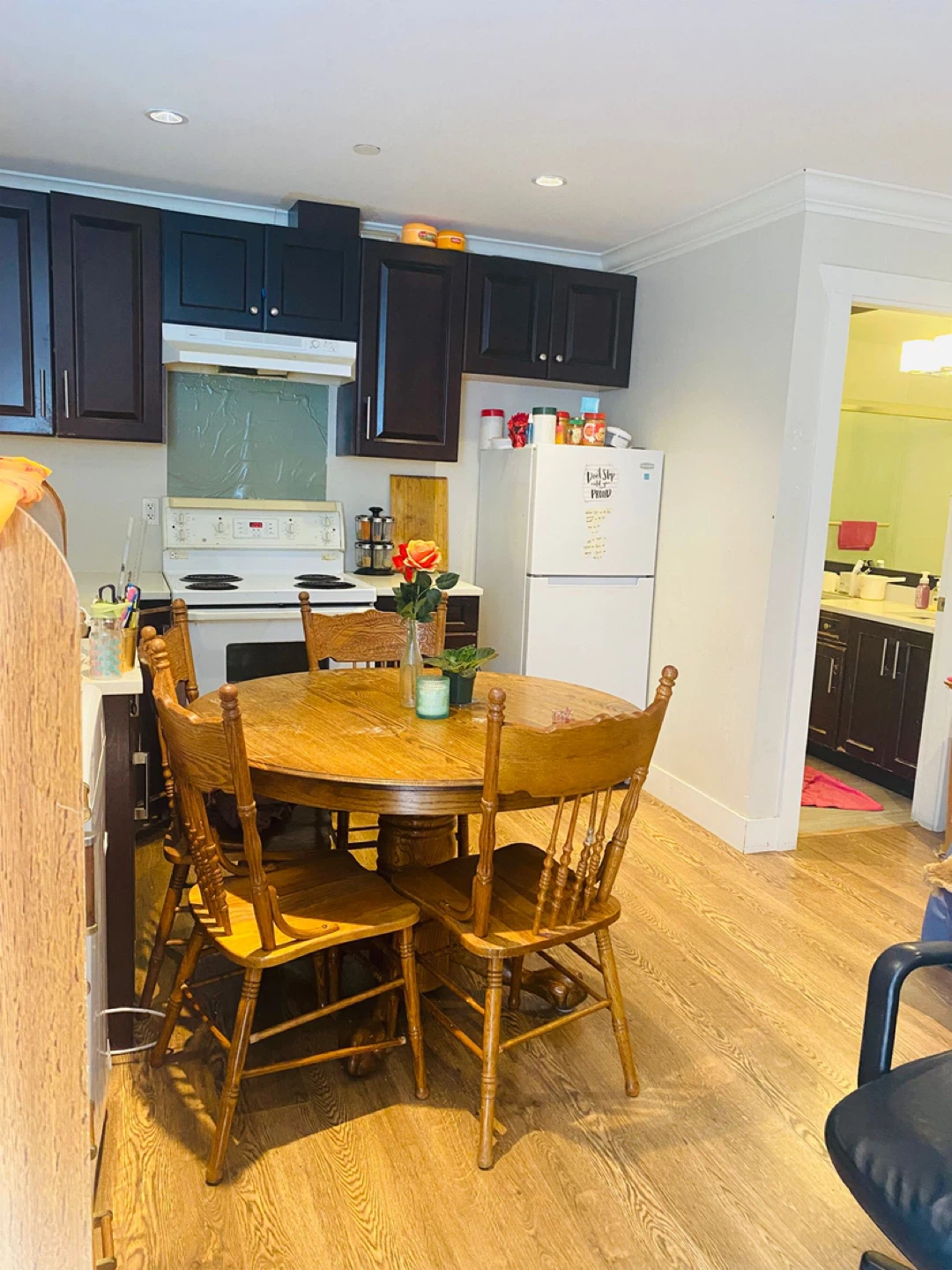 Wooden Dining Table and Chairs Set
