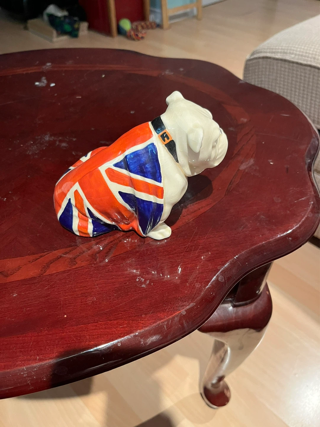 Royal Doulton Bulldog Figurine Union Jack - photo 3