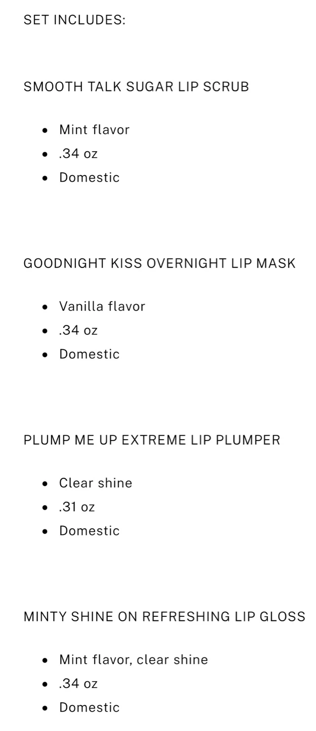 Victoria’s Secret Ultimate Lip Rescue Set – Brand New (4-Piece) - photo 4