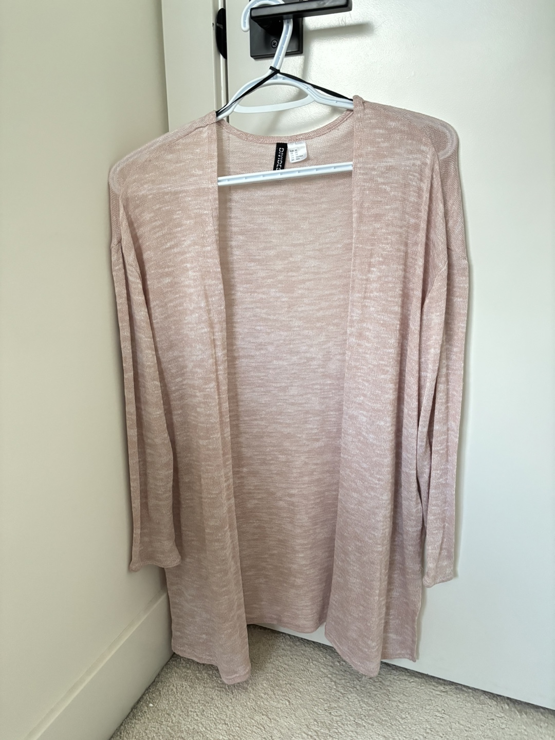 H&M Blush Pink Cardigan - Women’s Size XS