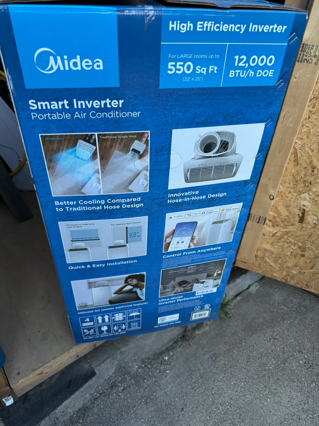 Midea Smart Inverter Portable Air Conditioner 12,000 BTU - photo 2