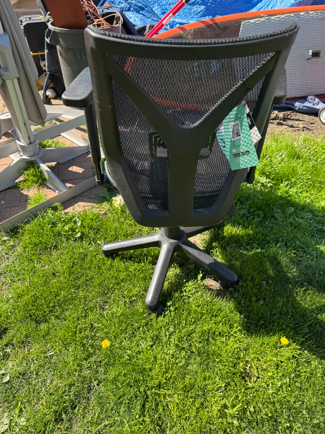 Bayside Furnishings Black Mesh Office Chair by Whalen - photo 2