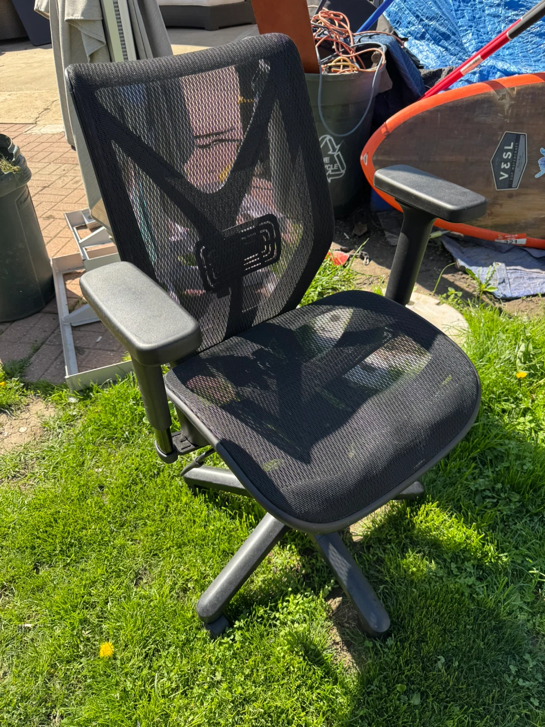Bayside Furnishings Black Mesh Office Chair by Whalen - photo 4