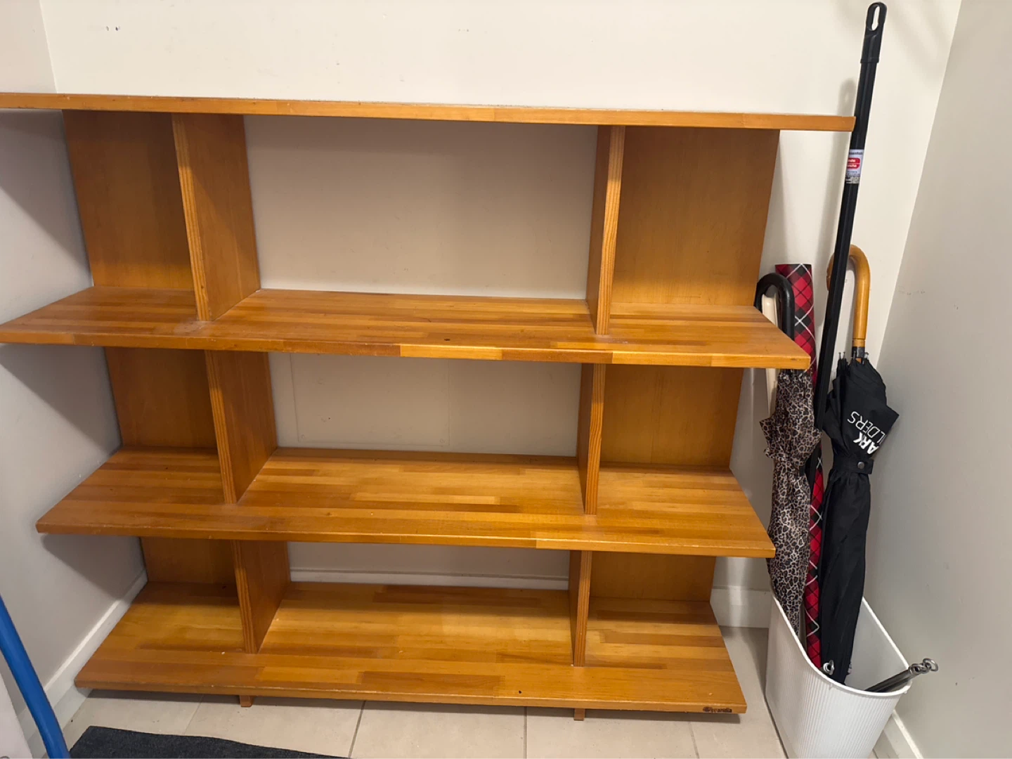 Wooden Bookshelf / Display Shelf