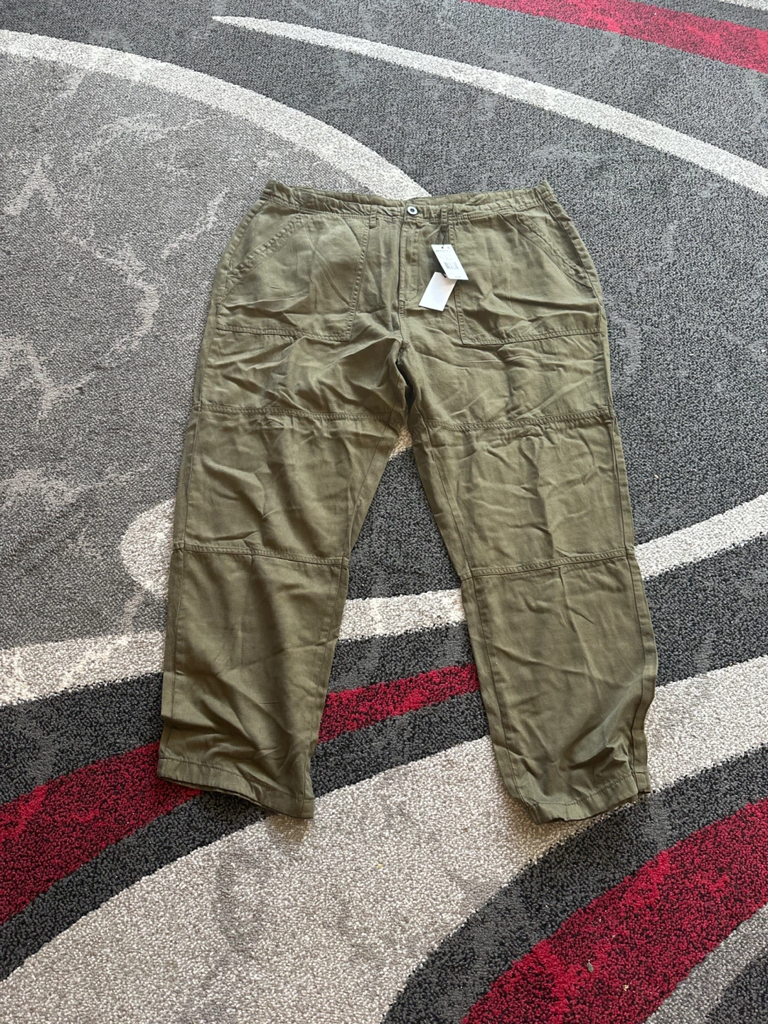 Devoted Plus Cargo Pants Olive Green Size 2X