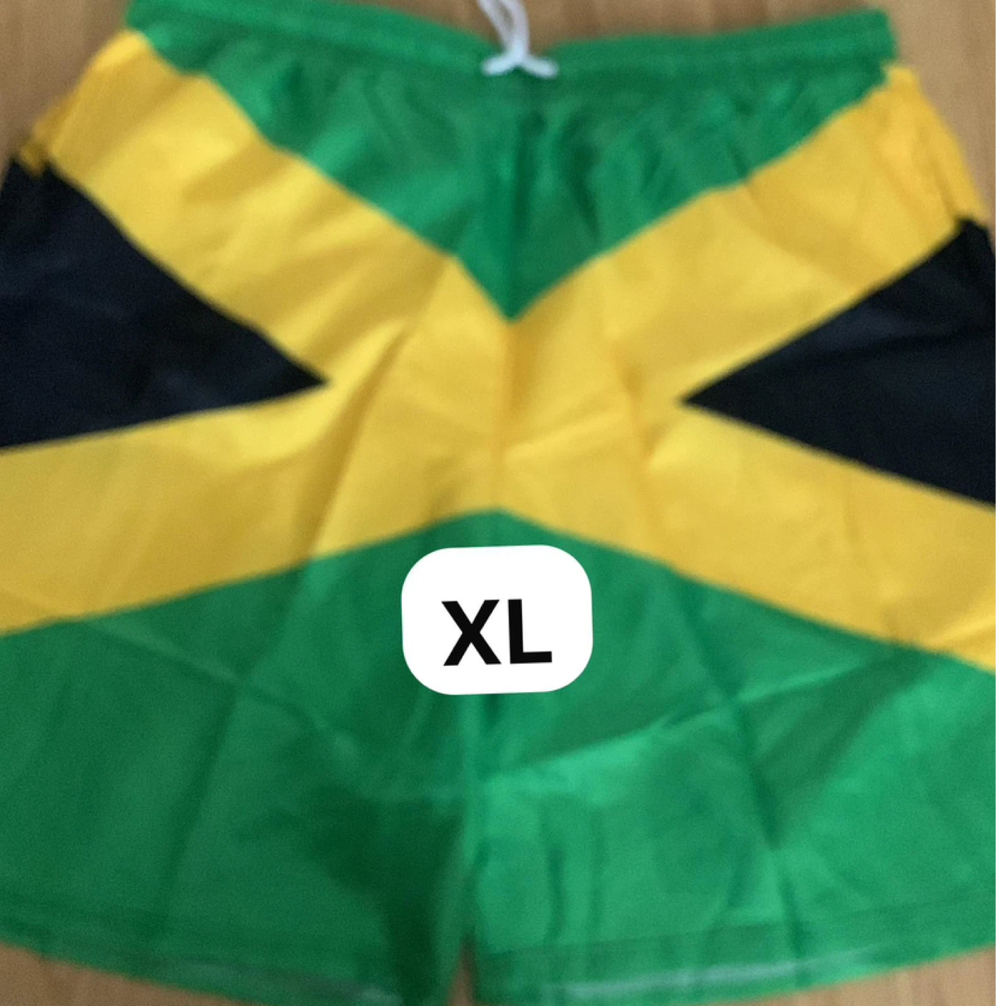 Jamaican Flag Swim Trunks - Size XL