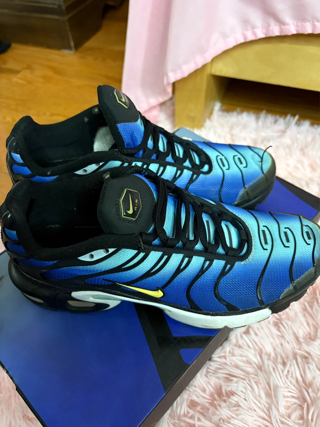 Nike Air Max Plus (GS) Blue Gradient Running Shoes - photo 5