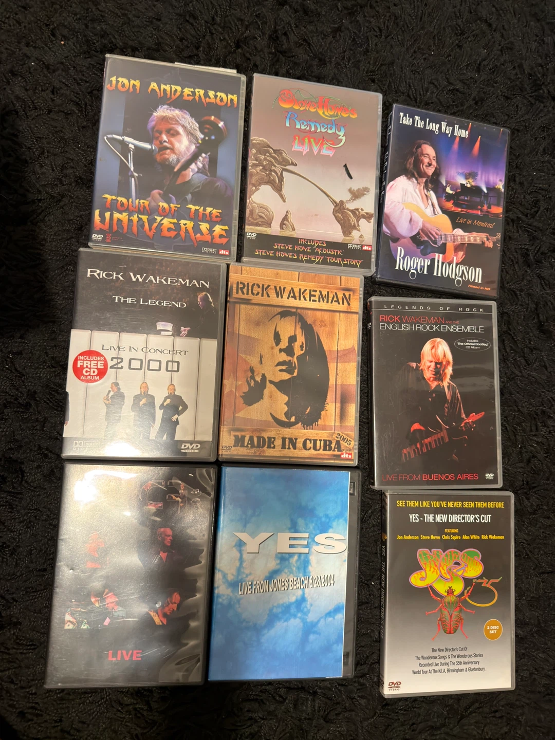 Yes, Rick Wakeman, Steve Howe and Jon Anderson DVDs - photo 3