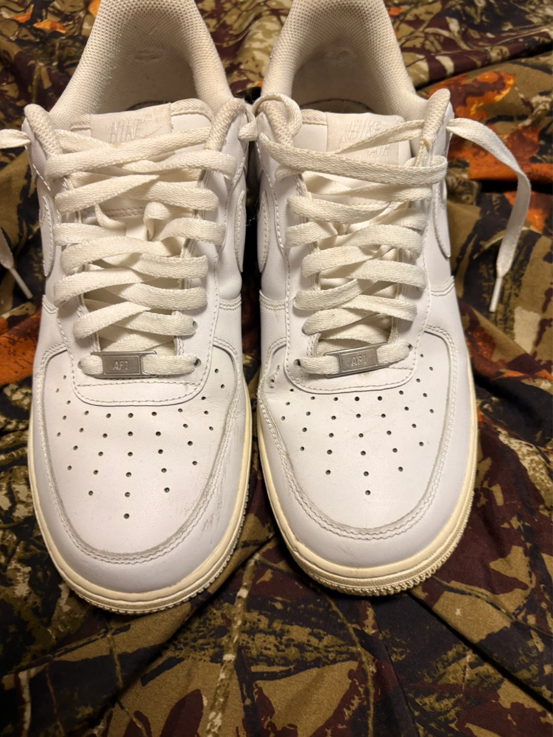 Nike Air Force 1 White Sneakers - photo 3