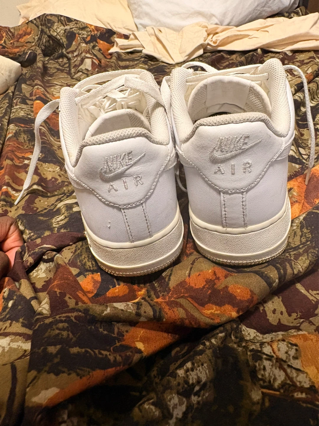 Nike Air Force 1 White Sneakers - photo 2