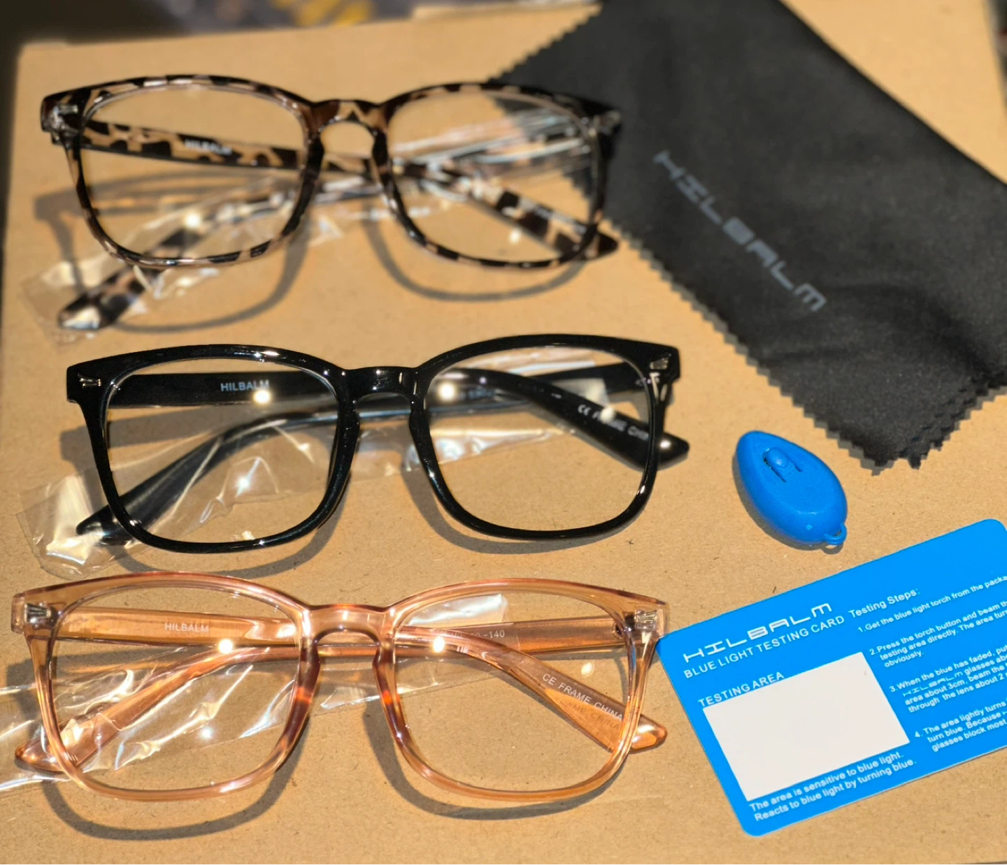 HILBALM Blue Light Blocking Glasses 3-Pack - photo 2