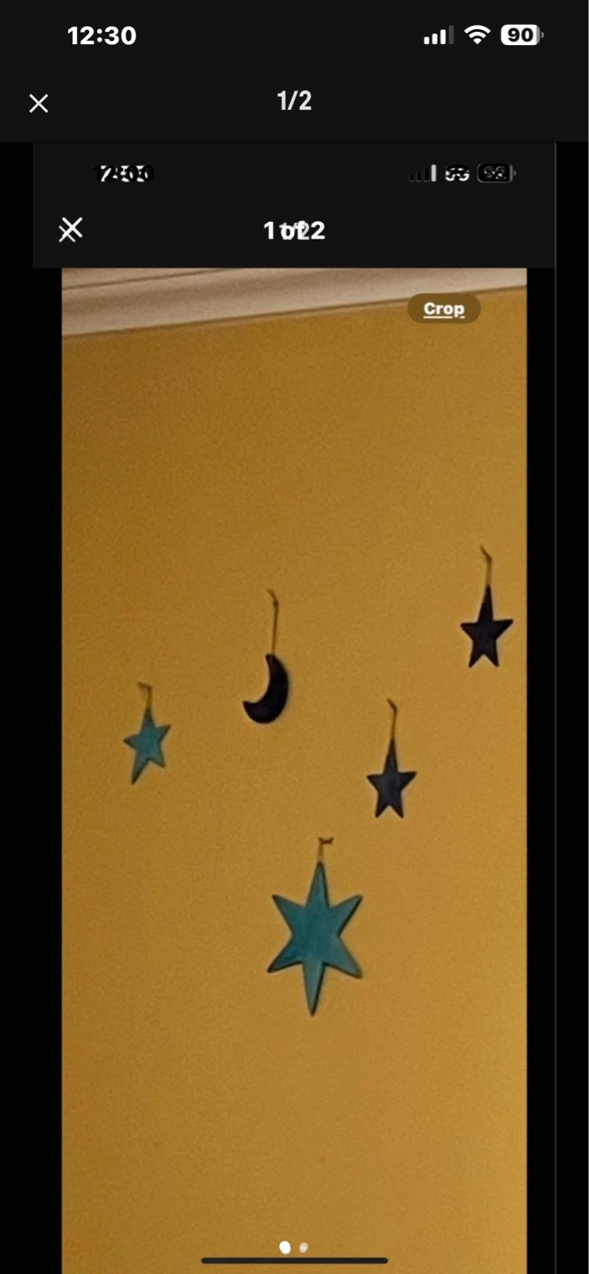 Star and Moon Wall Decorations