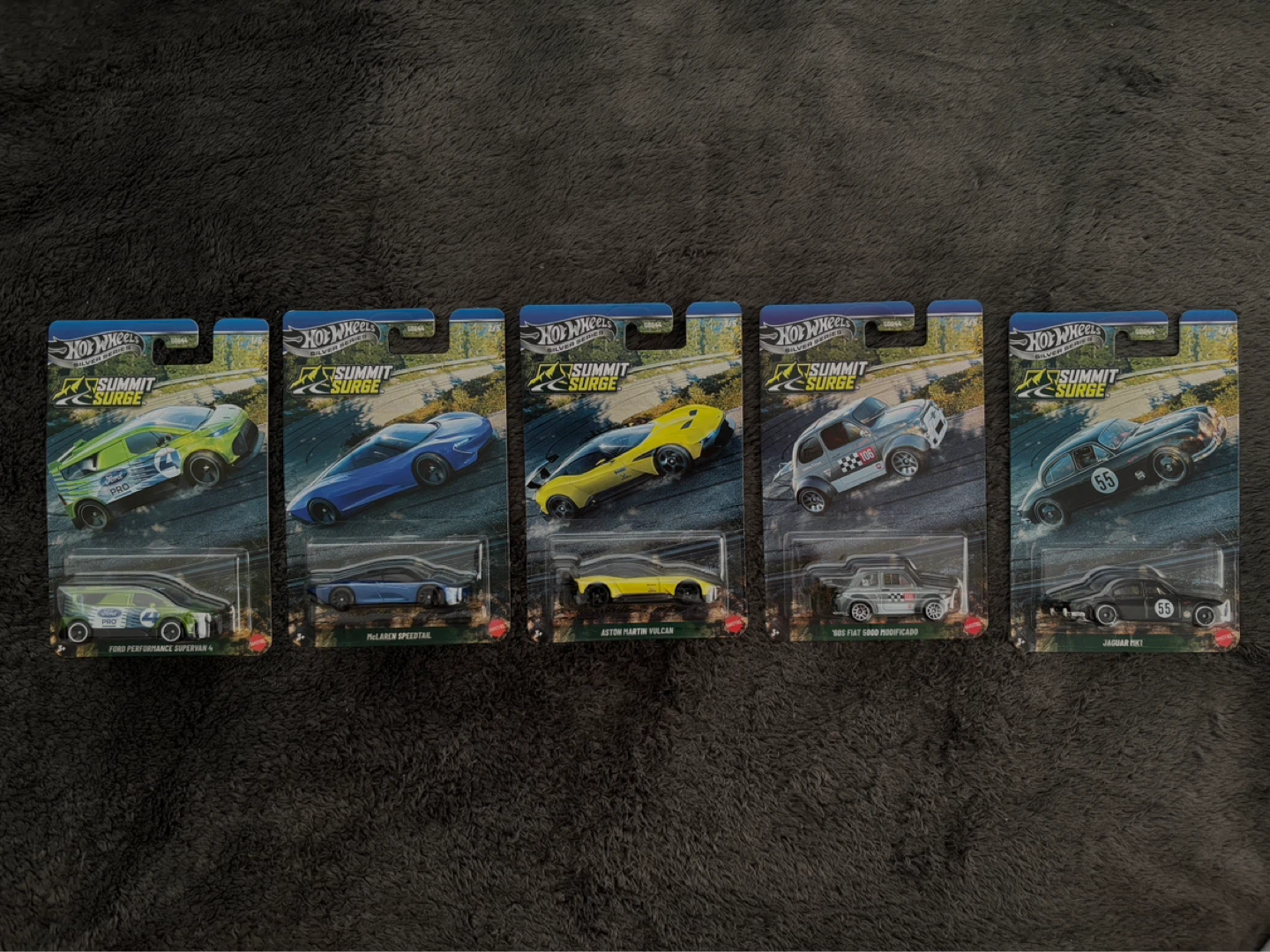 Hot Wheels Summit Surge Silver Series Die-Cast Cars